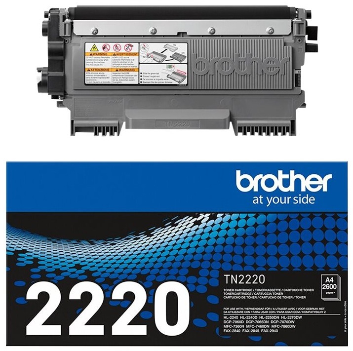 Original Brother TN2220 Toner Schwarz