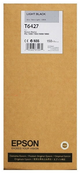 Original Epson T6427 | C13T642700 Tintenpatrone Schwarz