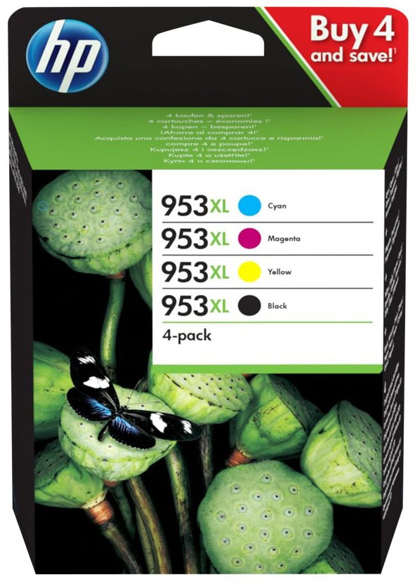 Original HP 953XL | 3HZ52AE Tinte BK/C/M/Y Spar Set XL