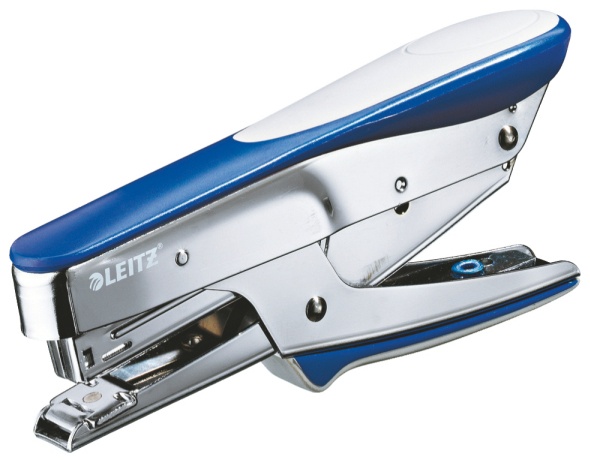Leitz Heftgerät 5545 | Blau, Metallisch