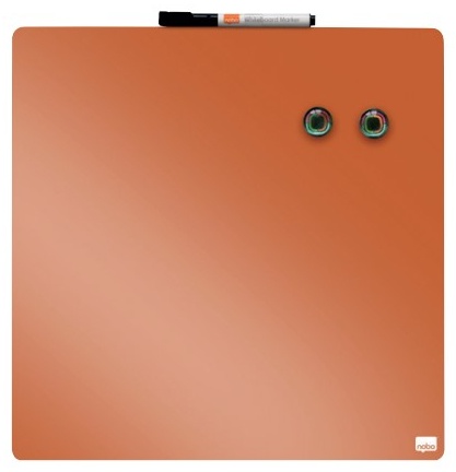 Nobo Whiteboard | 36 x 36 cm | Orange