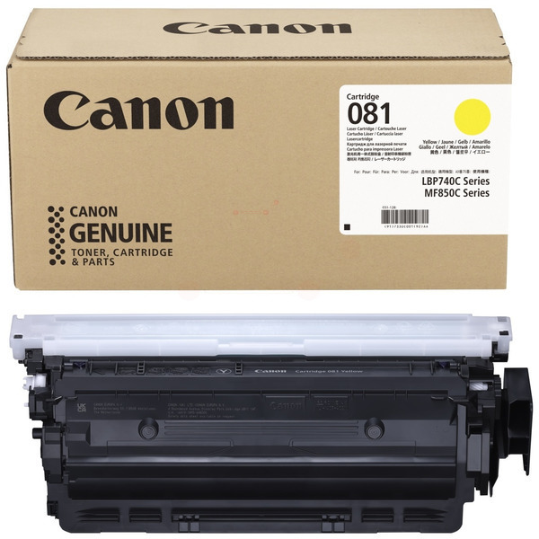 Original Canon 081 | 7330C001 Toner Gelb