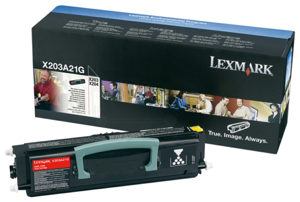 Original Lexmark 0X203A21G Toner Schwarz