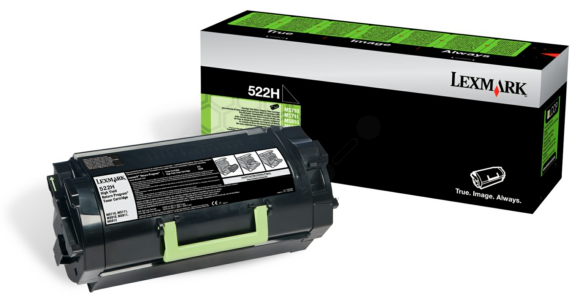 Original Lexmark 522H | 52D2H0E Toner Schwarz XL