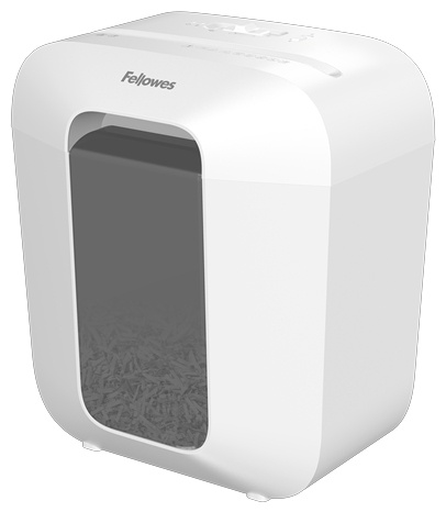Fellowes Powershred LX25 Aktenvernichter | P-4 Partikelschnitt | 6 Blatt | 11,5 l | Weiß