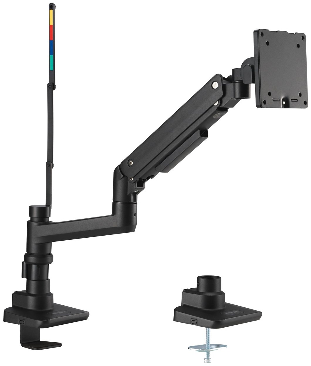 Kensington SmartFit Premium Heavy Duty Single Monitorarm | für 1 Monitor | Tischklemme | Schwarz
