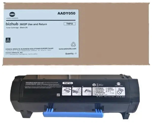 Original Konica Minolta TNP55 | AADY050 Toner Schwarz