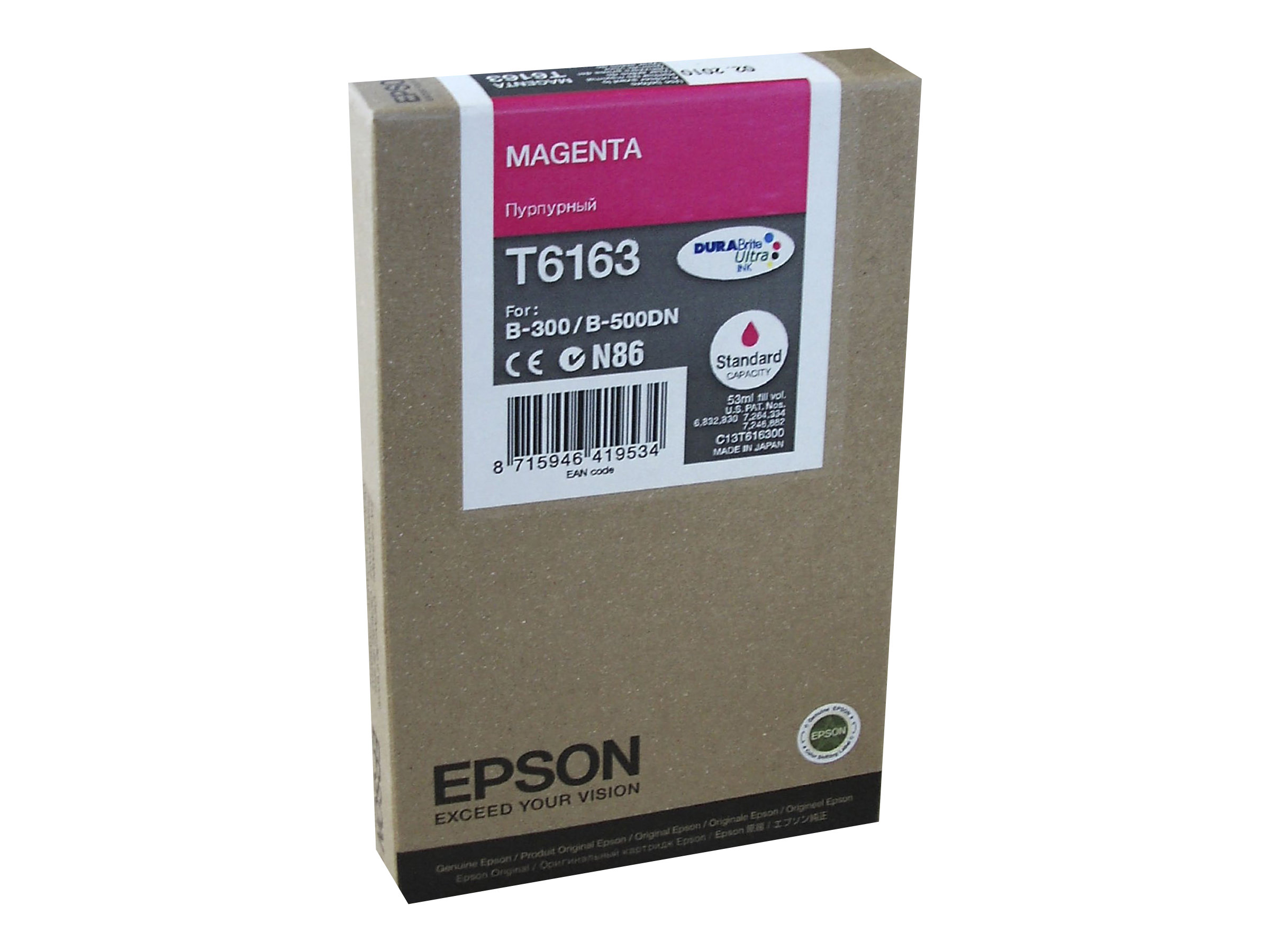 Original Epson T6163 | C13T616300 Tintenpatrone Magenta