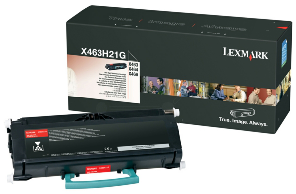 Original Lexmark X463H21G Toner Schwarz XL