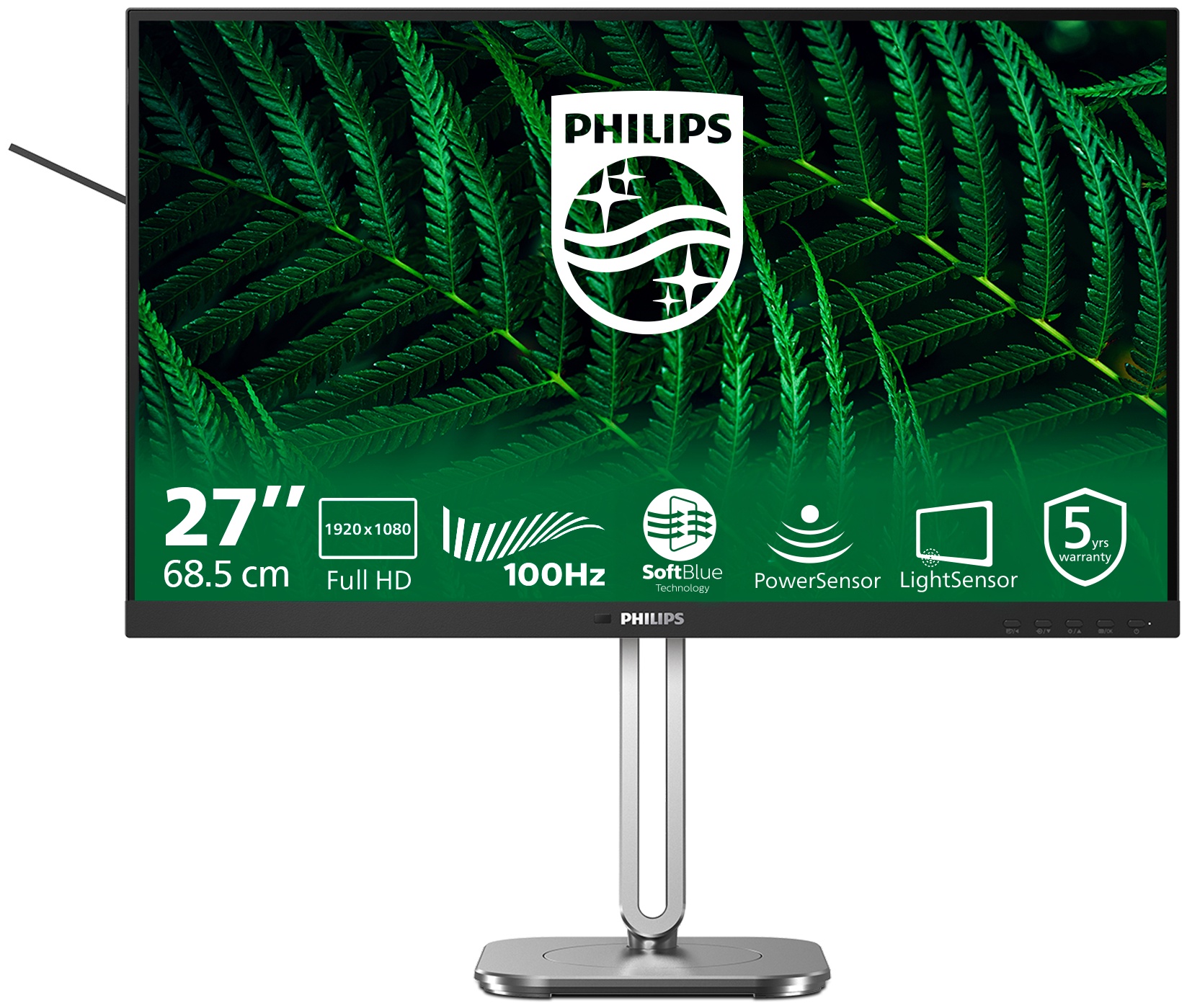 Philips 5000 series | 27B2G5200/00 Monitor 27 zoll | 68,6 cm | Full HD | 1920 x 1080 | Anthrazit