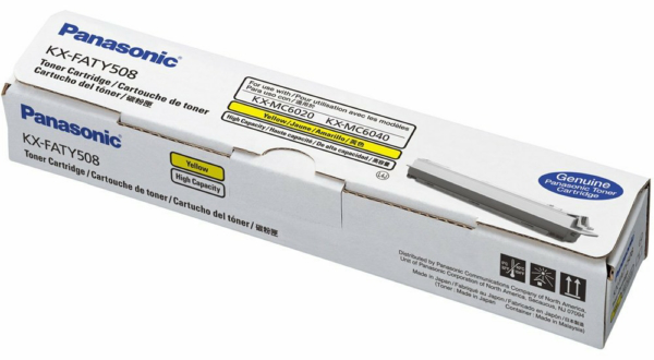 Original Panasonic KX-FATY508X gelb Toner