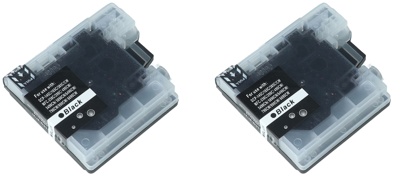 Tonoo® Tinte ersetzt Brother LC1100HYBKBP2DR Schwarz Doppelpack XL