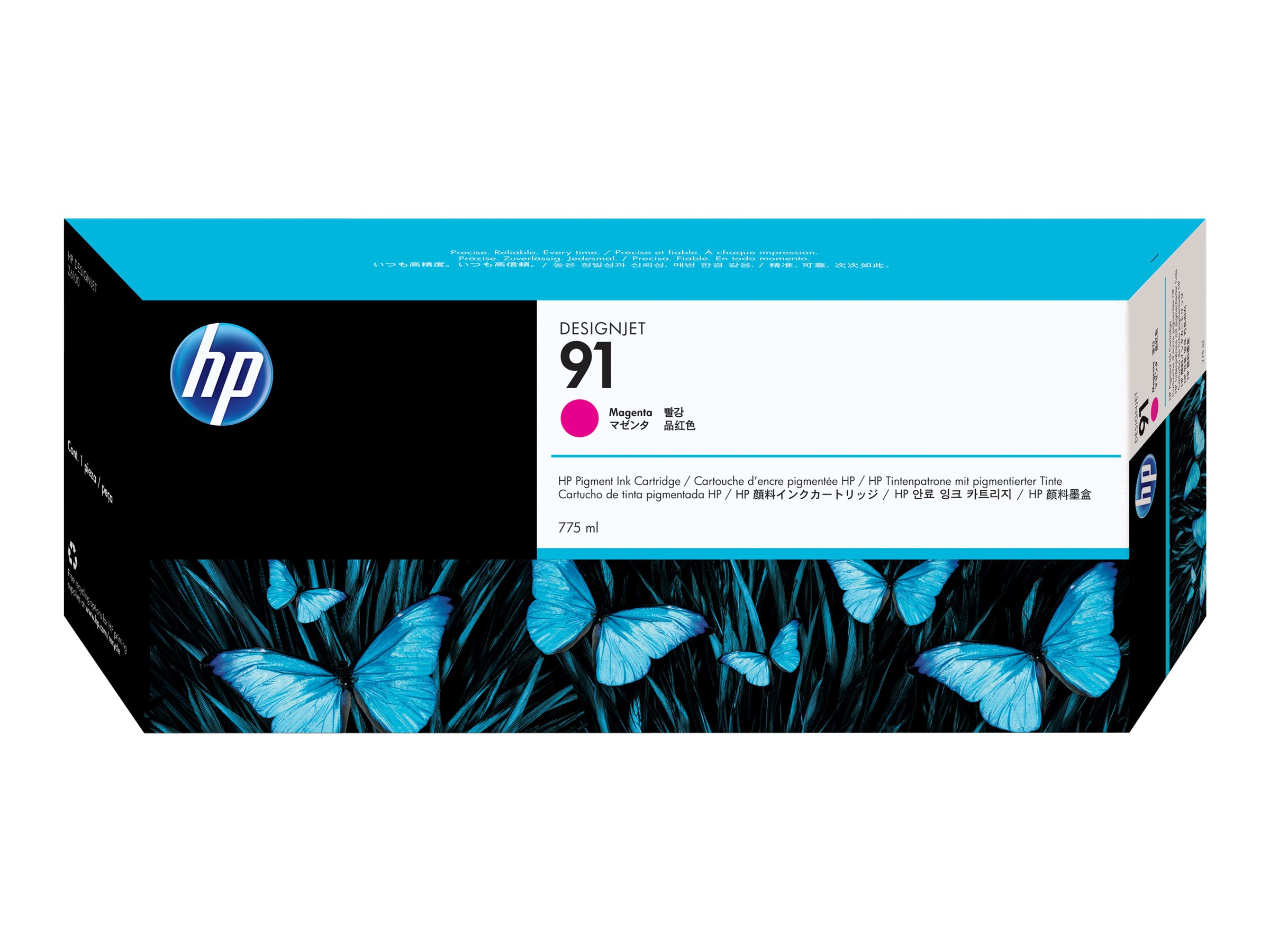 Original HP 91 | C9468A Tinte Magenta ( 2019 )