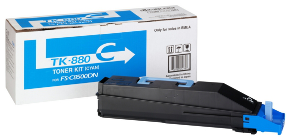 Original Kyocera TK880C / 1T02KACNL0 Toner Cyan