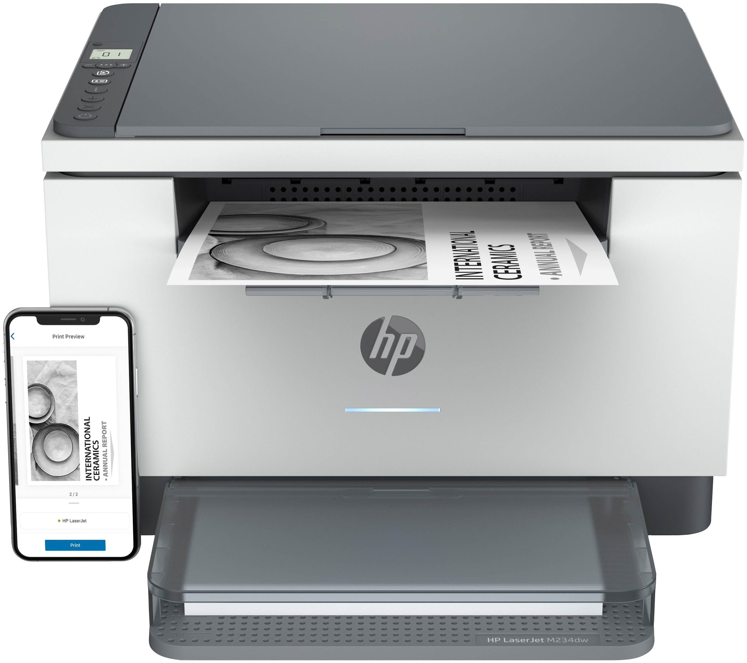 HP LaserJet M234dw S/W Laser Drucker | A4 | 29 S./Min | Duplex | WLAN