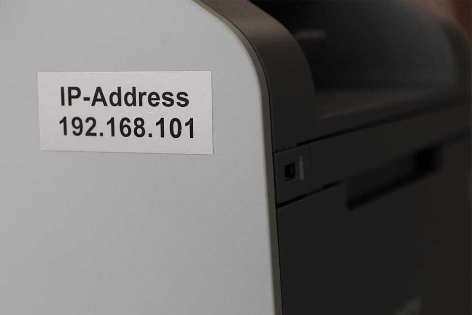 Brother Schriftband TZe-M961 | 36 mm | Schwarz auf Silber | 8 m