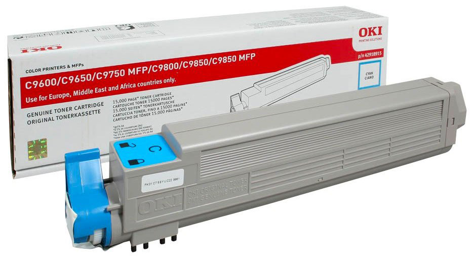 Original OKI 42918915 Toner Cyan