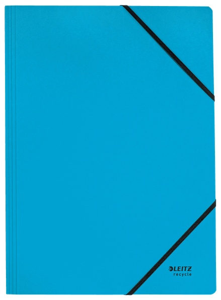 Leitz Eckspanner recycle 3908 | DIN A4 | Blau | Karton