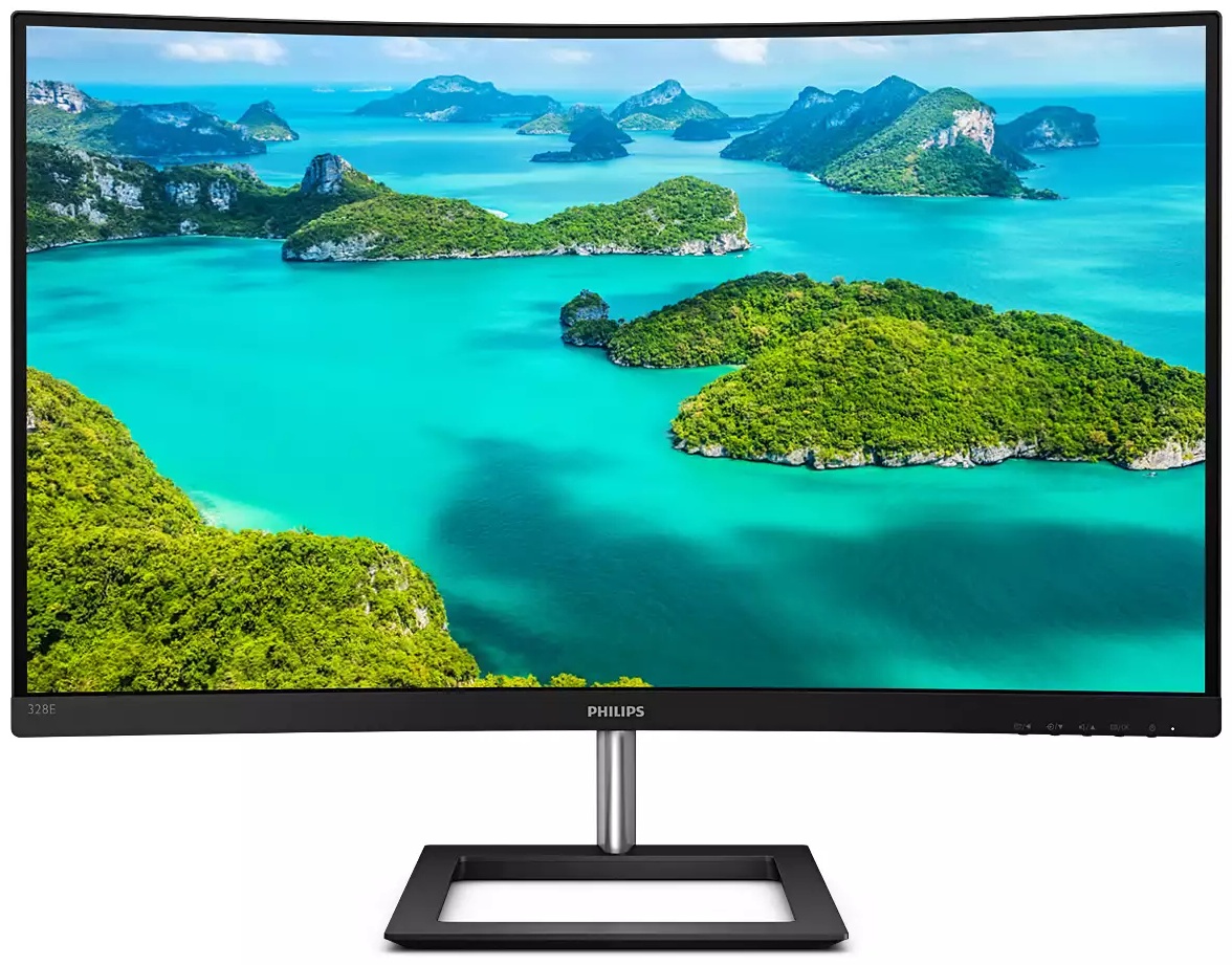 Philips E Line | 328E1CA/00 Curved-Monitor 31,5 zoll | 80 cm | 4K UHD | 3840 x 2160 | Schwarz