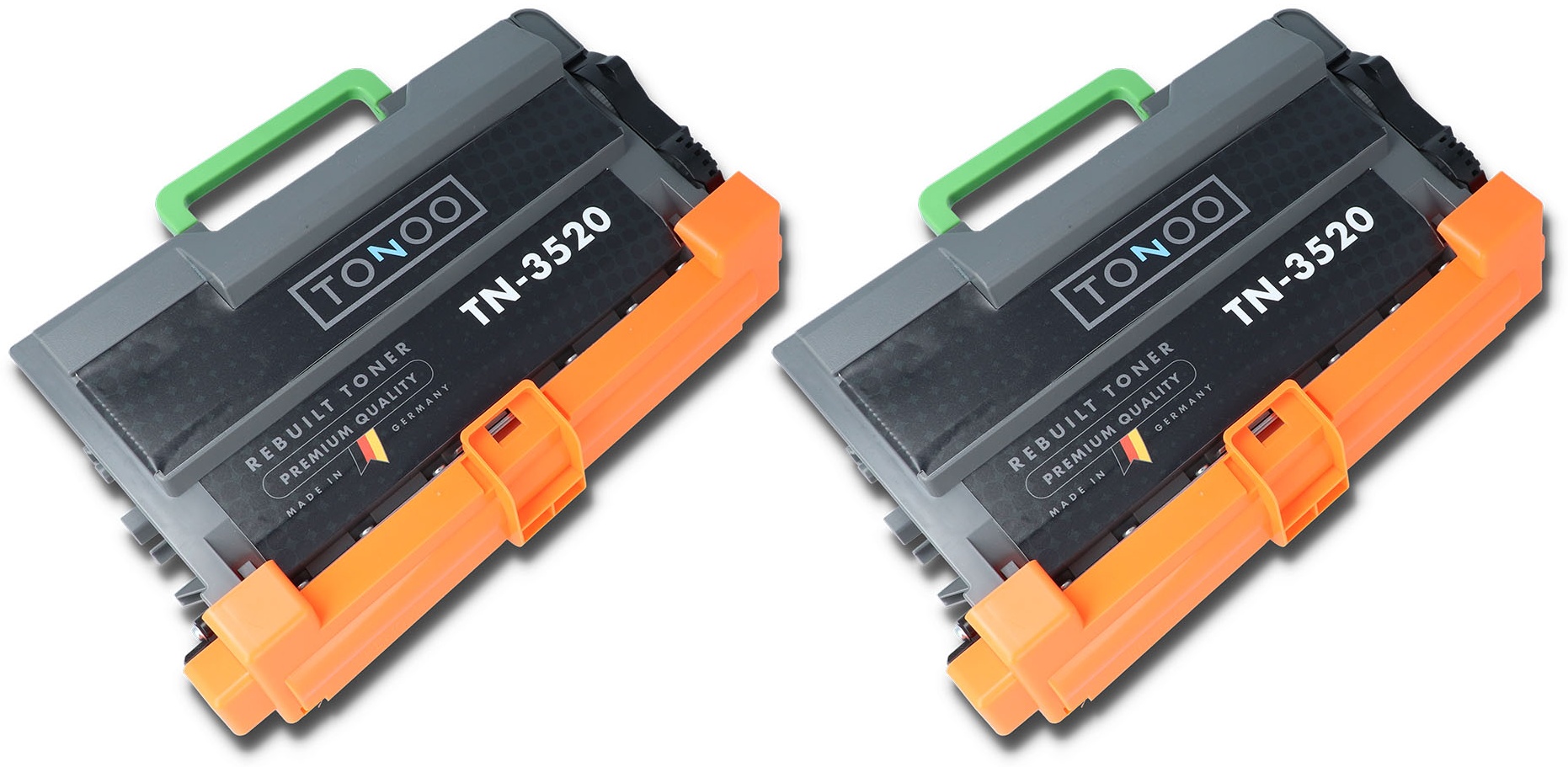 Tonoo® Toner ersetzt Brother TN3520 Schwarz Doppelpack