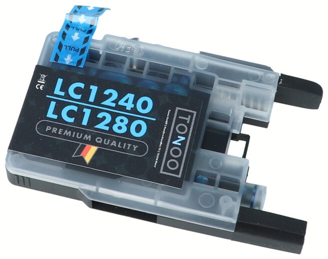 Tonoo® Tinte ersetzt Brother LC1240C Cyan