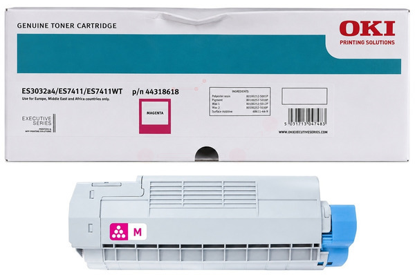 Original OKI 44318618 Toner Magenta