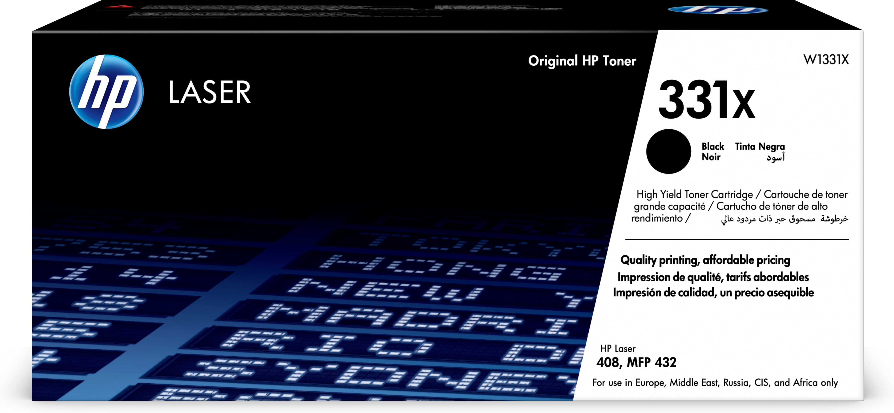 Original HP 331X | W1331X Toner Schwarz XL ( A-Ware )