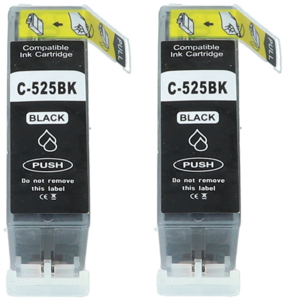 Tonoo® Tinte ersetzt Canon 4529B010 | PGI525 PGBK Foto Schwarz Doppelpack