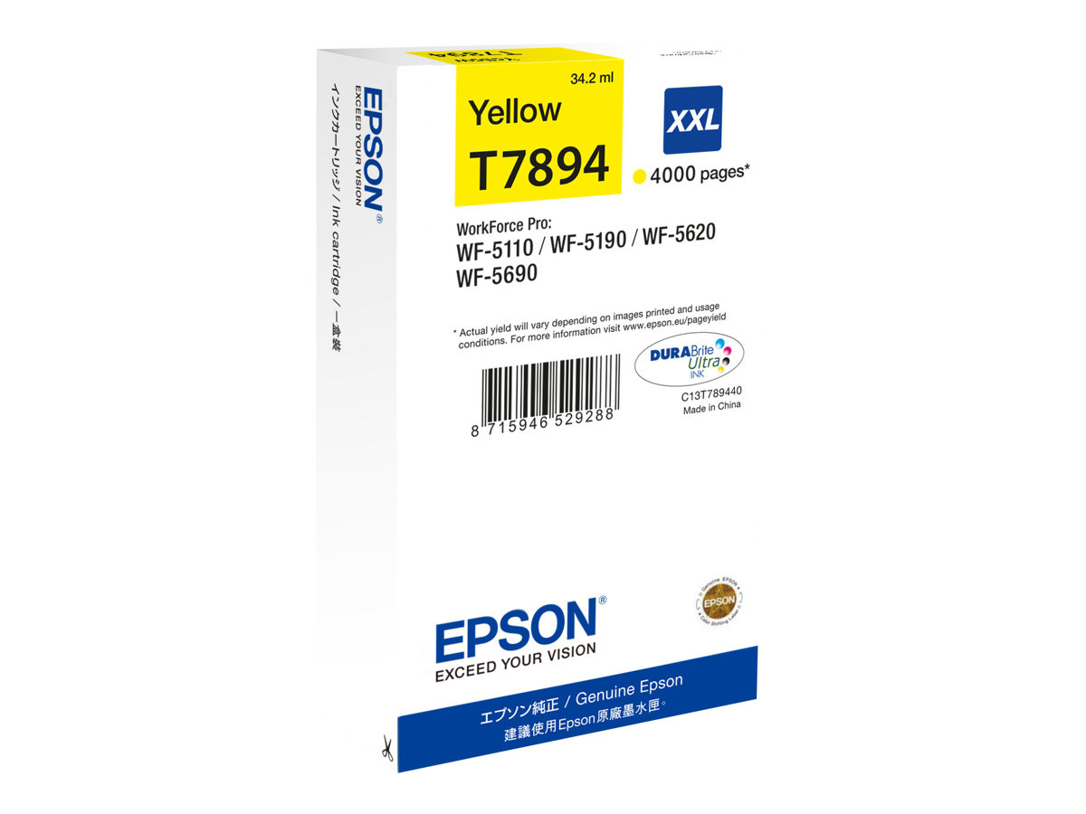 Original Epson 79XXL | T7894XXL | C13T789440 Tinte Gelb XXL ( 2024 )
