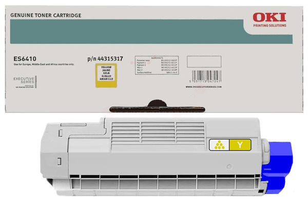 Original OKI 44315317 Toner Gelb
