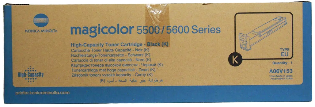 Original Konica Minolta A06V153 Toner Schwarz XL ( B-Verpackung )