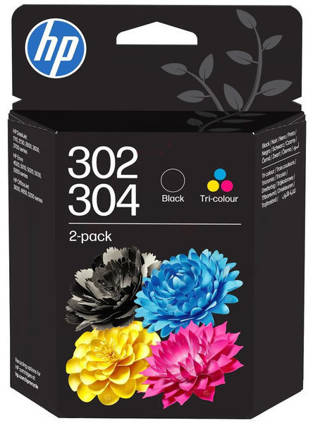 Original HP 302 | 304 | B82L1AE Tintenpatrone Set Schwarz & Farbe