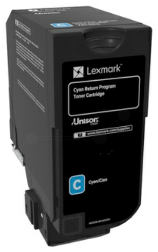 Original Lexmark 74C2HC0 Toner Cyan