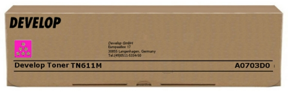 Original Develop TN611 M | A0703D0 Toner Magenta