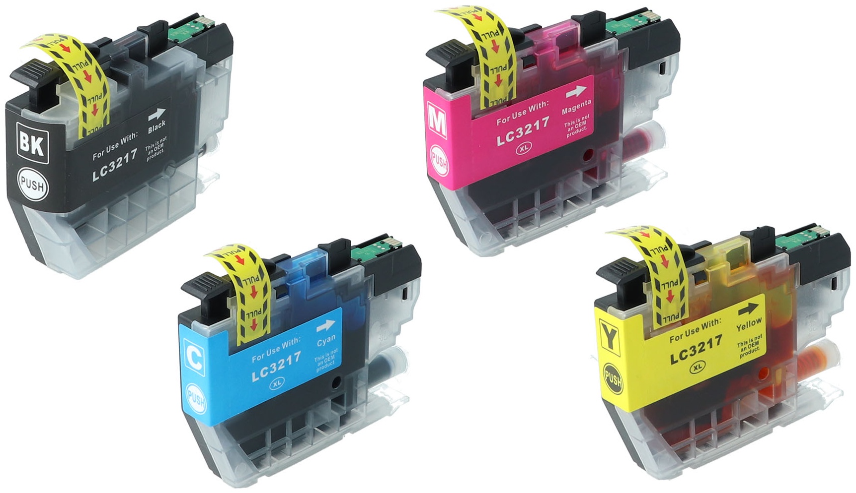 Tonoo® Tinte ersetzt Brother LC3217VALDR BK/C/M/Y Spar Set