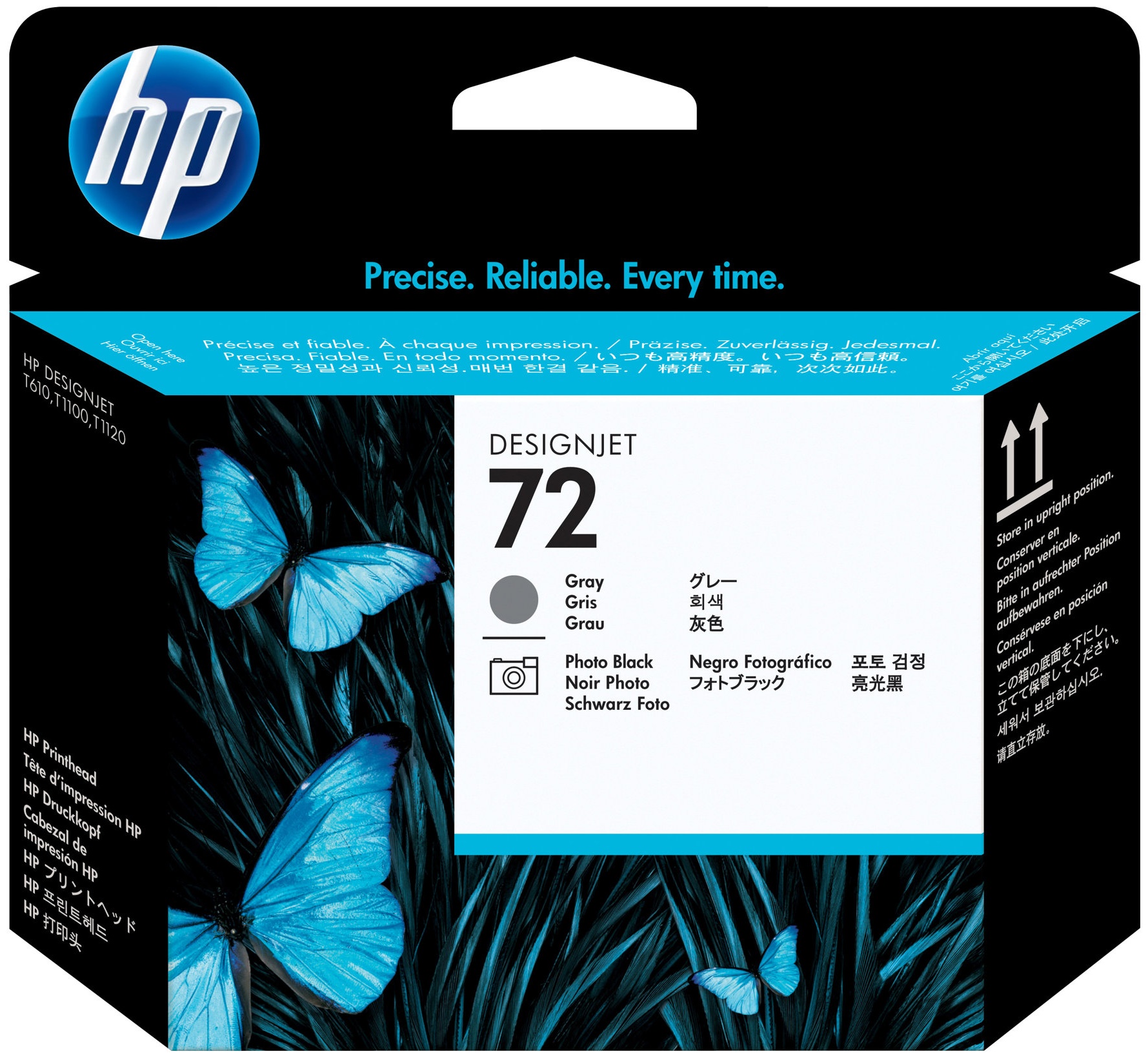Original HP 72 | C9380A Druckkopf Foto Schwarz & Grau