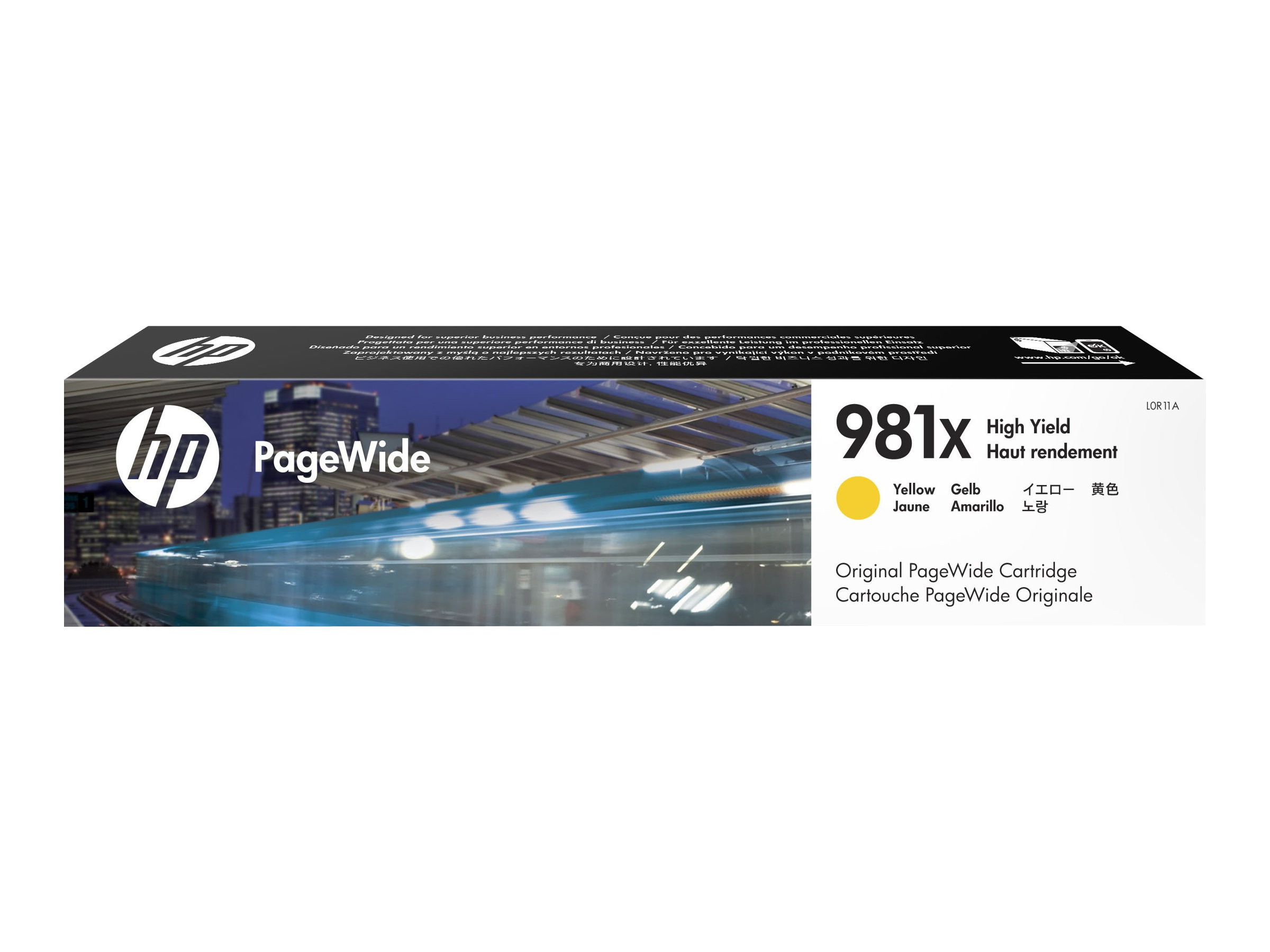 Original HP 981X | L0R11A Tinte Gelb XL
