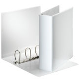 Esselte Präsentationsringbuch | DIN A4 | 4 Ringe | 8,5 cm | Weiß
