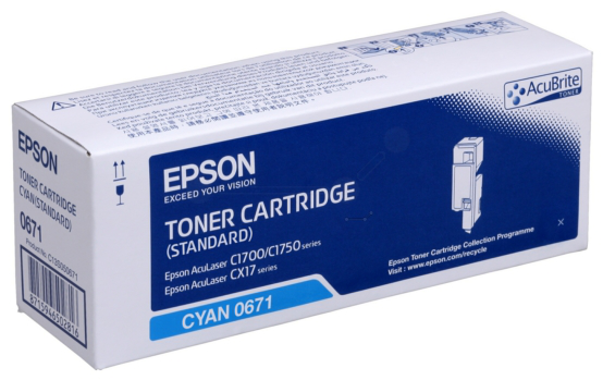 Original Epson 0671 | C13S050671 Toner Cyan