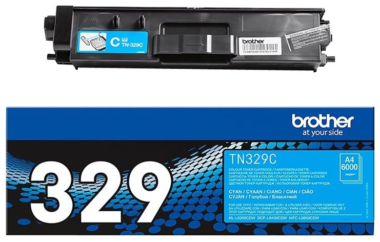 Original Brother TN329C Toner Cyan XXL
