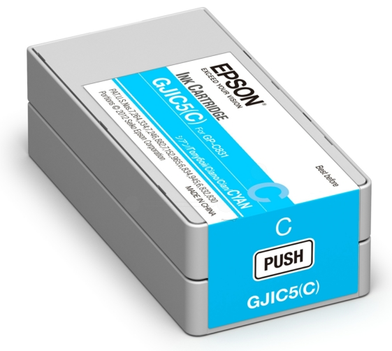 Original Epson GJIC5(C) | C13S020564 Tintenpatrone Cyan
