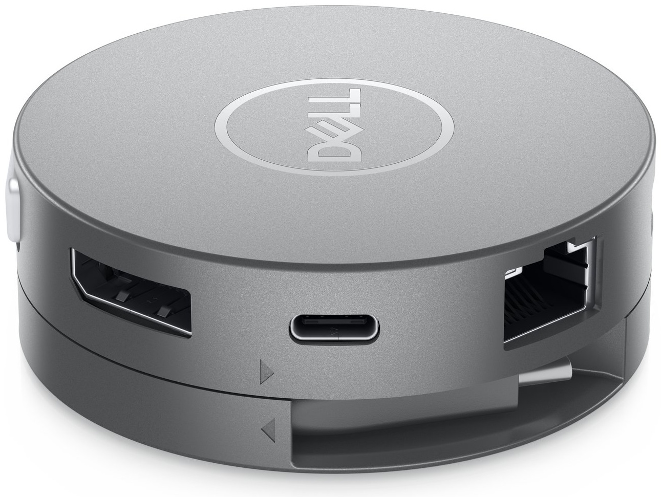 Dell DA310 USB-C-Hub | USB-C | 1 Monitor (DP, HDMI, VGA) | Power-Passthrough 90 W | Gigabit-LAN | 2× USB-A