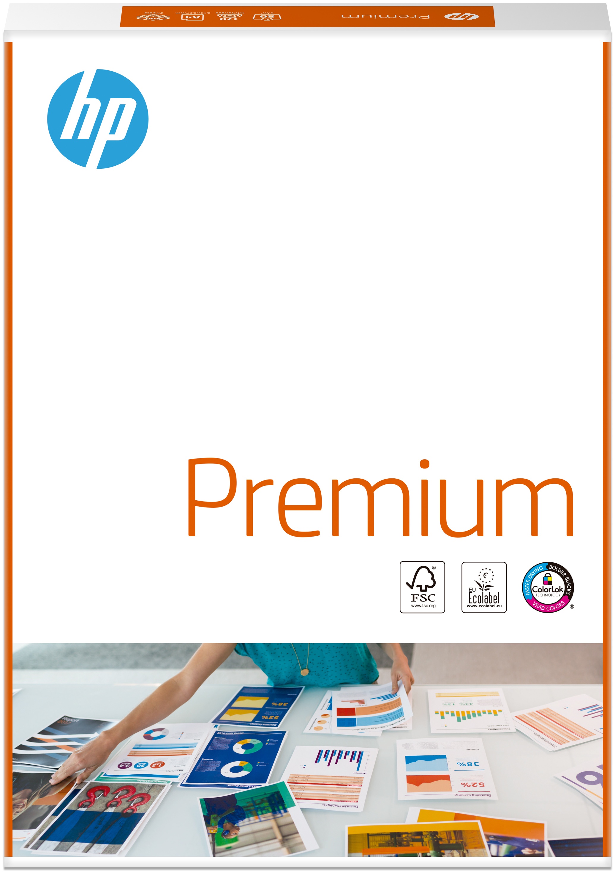 HP Kopierpapier Premium | A4 | 80 g/m² | 500 Blatt