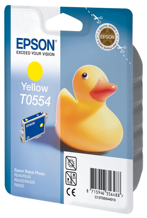 Original Epson T0554 | C13T05544010 Tintenpatrone Gelb ( 2023 )
