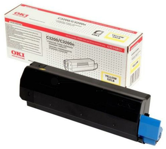 Original OKI 43034805 Toner Gelb