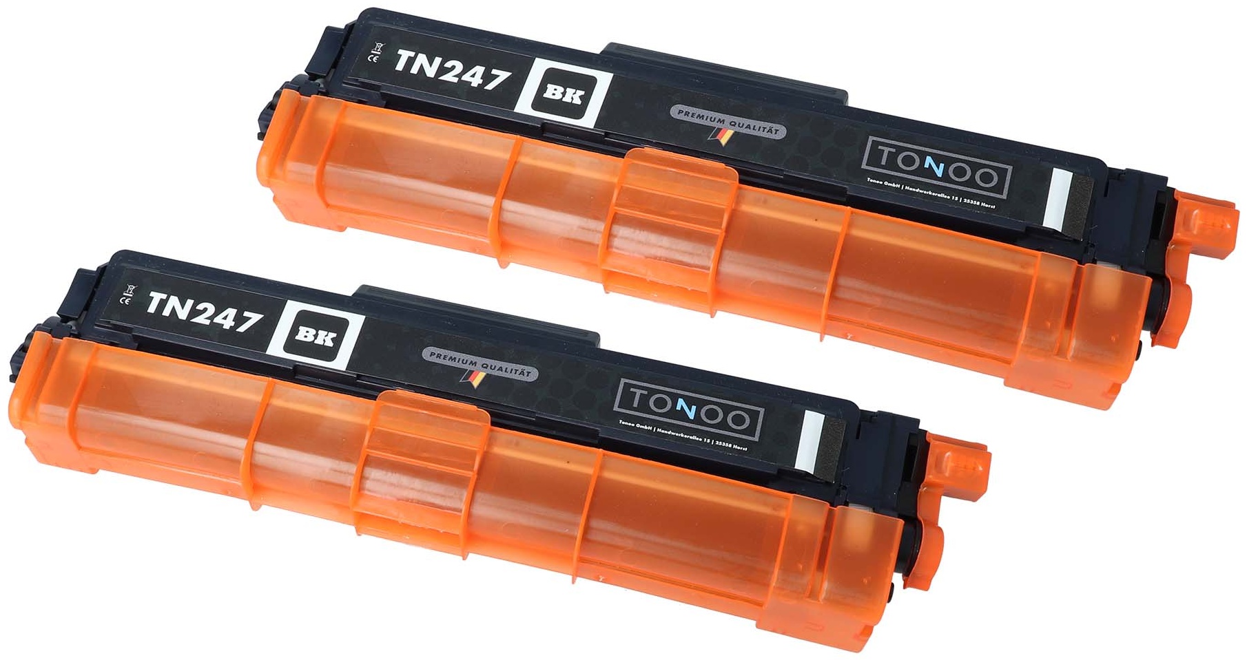 Tonoo® Toner ersetzt Brother TN247BKTWIN | Schwarz Doppelpack XL