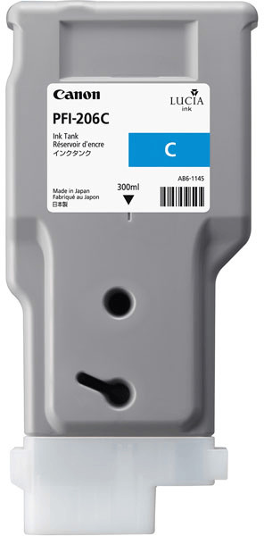 Original Canon PFI206C | 5304B001 Tinte Cyan