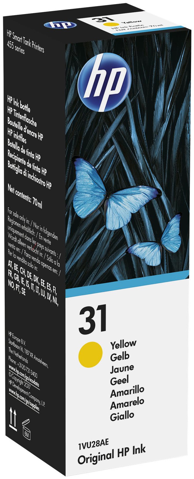 Original HP 31 | 1VU28AE Tintenflasche Gelb