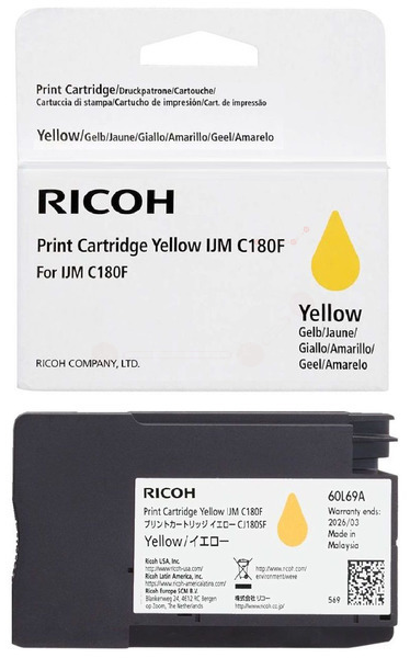 RICOH 408520  gelb Druckerpatrone