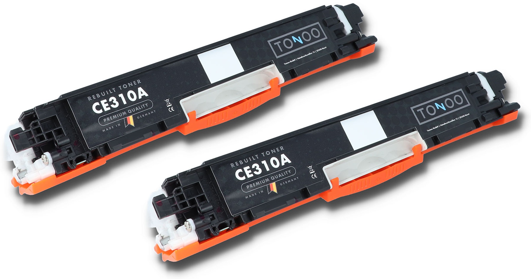 Tonoo® Toner ersetzt HP 126A | CE310AD Schwarz Doppelpack